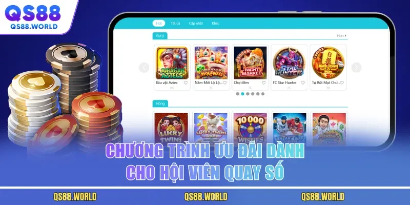 Chương trình ưu đãi dành cho hội viên quay số