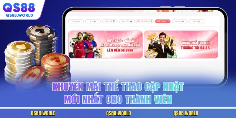 Khuyến Mãi Thể Thao Cập Nhật Mới Nhất Cho Thành Viên